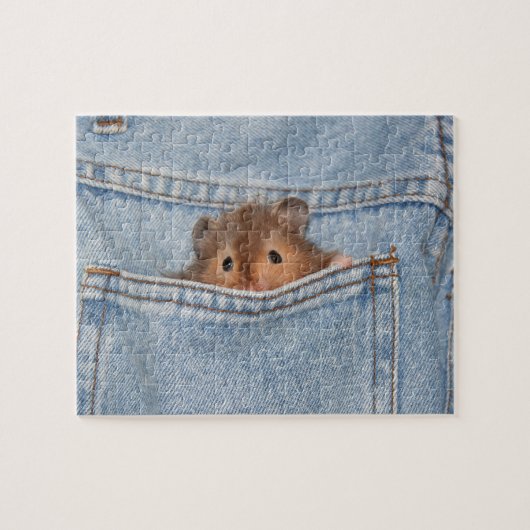 Peekaboo Hamster Legpuzzel (Horizontaal)