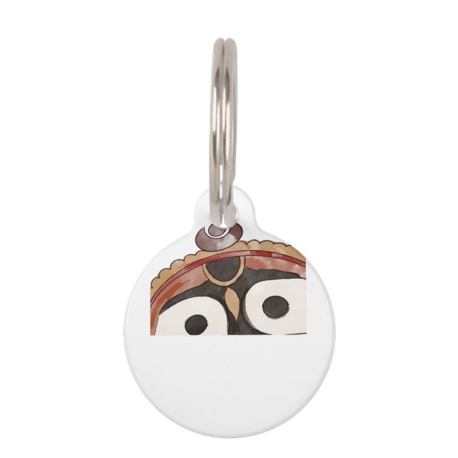 Peekaboo Jaganatha Classic Huisdierpenning (Voorkant)