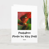 Peekaboo Kaart (Achterkant)