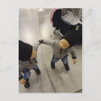 Peekaboo! Kiekeboe! Briefkaart