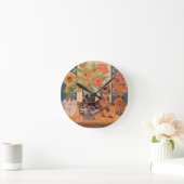 Peekaboo Kitten: Cute Kat Clock Ronde Klok (Huis)