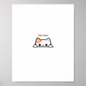 Peekaboo! - Klassiek design voor Halloween Poster (Voorkant)