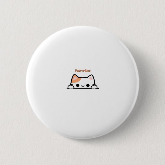 Peekaboo! - Klassiek design voor Halloween Ronde Button 5,7 Cm (Voorkant)