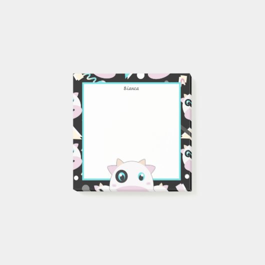 Peekaboo-Koe Post-it® Notes (Voorkant)