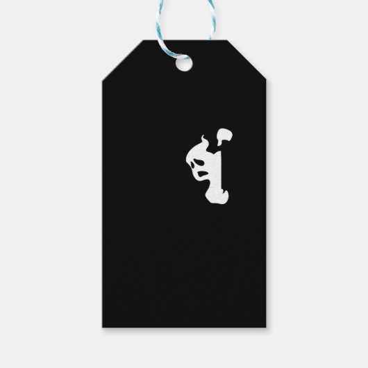 Peekaboo Lazy Sloth Cadeaulabel (Voorkant)