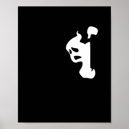 Peekaboo Lazy Sloth Poster (Voorkant)