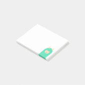 Peekaboo Llama Happy Emoji Post Post-it® Notes (Schuin)