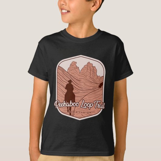 Peekaboo Loop Trail - Bryce Canyon Paardrijden T-shirt (Voorkant)
