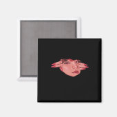 Peekaboo – Luiaard Design Vibes Magneet (Voorkant / Achterkant)