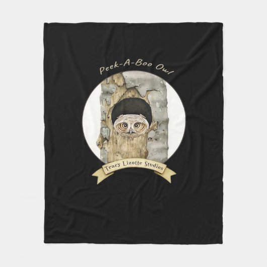 Peekaboo meme ontwerp voor Halloween Fleece Deken (Voorkant)