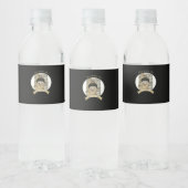 Peekaboo meme ontwerp voor Halloween Waterfles Etiket (Flessen)
