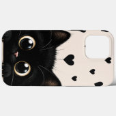 Peekaboo Midnight Kitten Phonehoes Case-Mate iPhone Case (Achterkant (horizontaal))