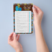 PeekaBoo Monsters Baby shower Game Old Wives' Tale Flyer (Hand)