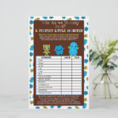 PeekaBoo Monsters Baby shower Game Perfect Baby (Staand voorkant)