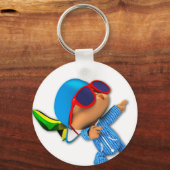 peekaboo nummer 1 superster sleutelhanger (Voorkant)