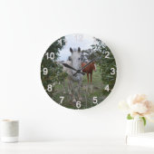 Peekaboo Paarden, Wandklok (Huis)