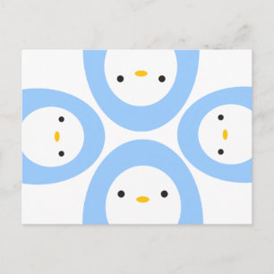Peekaboo Penguins Briefkaart