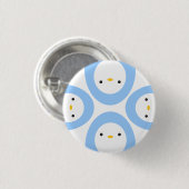 Peekaboo Penguins Ronde Button 3,2 Cm (Voorkant /achterkant)
