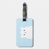 Peekaboo Polar Beer Bagagelabel (Achterkant verticaal)
