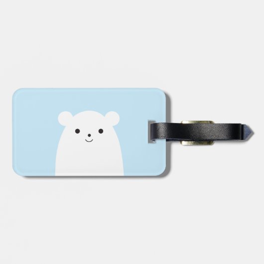 Peekaboo Polar Beer Bagagelabel (Achterkant horizontaal)
