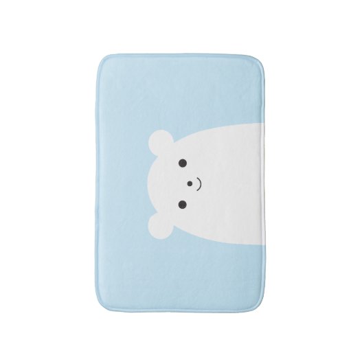 Peekaboo Polar Beer Bath Mat (Voorkant Verticaal)