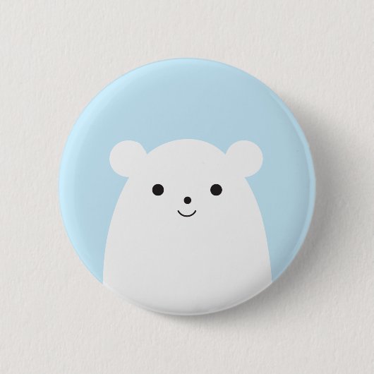 Peekaboo Polar Beer Button (Voorkant)