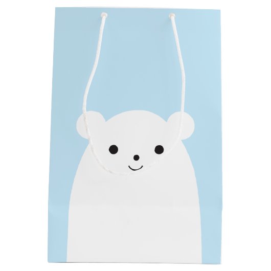 Peekaboo Polar Beer Gift Bag Medium Cadeauzakje (Achterkant)