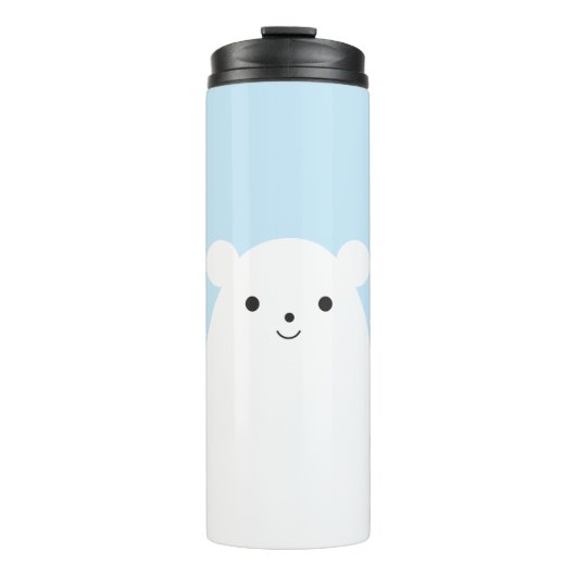 Peekaboo Polar Beer Tumbler Thermosbeker (Voorkant)