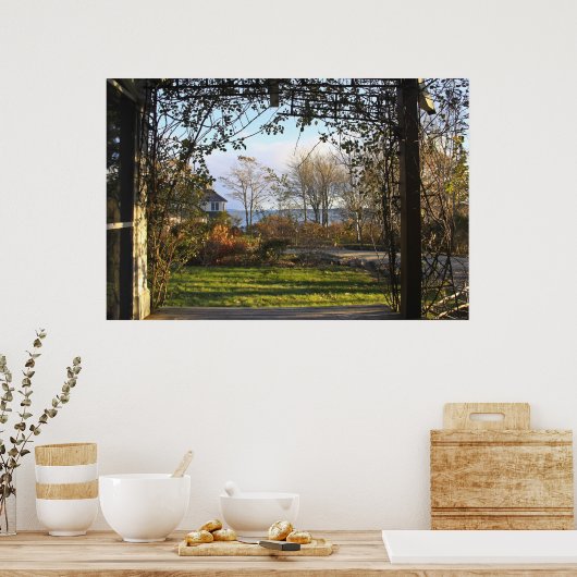 Peekaboo Porch Poster (Keuken)