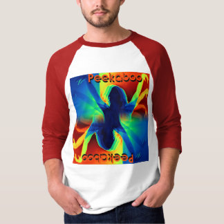 Peekaboo Psychodelische Vintage Retro Stijl T-shir T-shirt