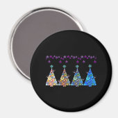 Peekaboo Reindeer Classic Magneet (Voorkant / Achterkant)