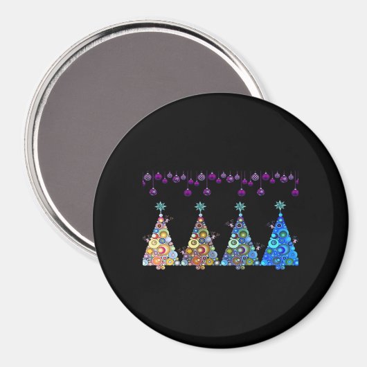 Peekaboo Reindeer Classic Magneet (Voorkant / Achterkant)