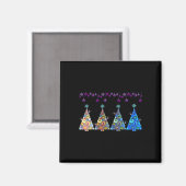 Peekaboo Reindeer Classic Magneet (Voorkant / Achterkant)