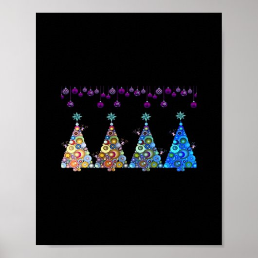 Peekaboo Reindeer Classic Poster (Voorkant)