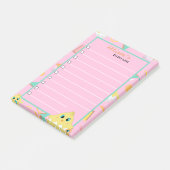 Peekaboo Roze Baby Chick Notes (Schuin)