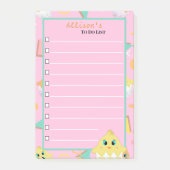 Peekaboo Roze Baby Chick Notes (Voorkant)
