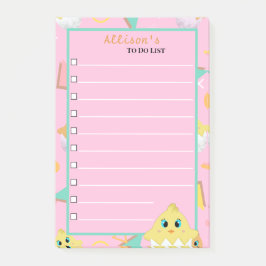 Peekaboo Roze Baby Chick Notes