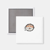 Peekaboo Santa Classic Magneet (Voorkant / Achterkant)