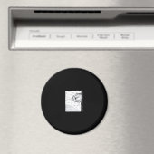 Peekaboo Schattige Basic Magneet (Insitu (Vaatwasser))