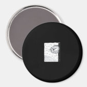 Peekaboo Schattige Basic Magneet (Voorkant / Achterkant)