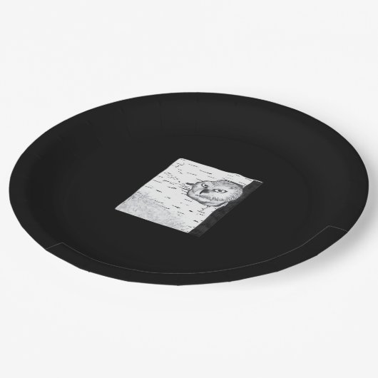 Peekaboo Schattige Basic Papieren Bordje (Gekanteld)