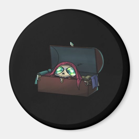 Peekaboo Sloth Halloween Magneet (Voorkant)