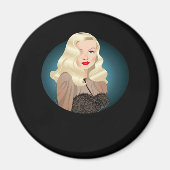 Peekaboo Spooky Quote Magneet (Voorkant)