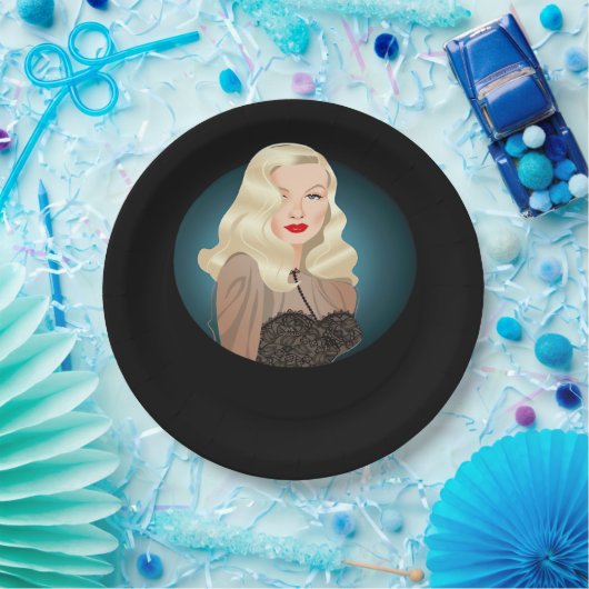 Peekaboo Spooky Quote Papieren Bordje (Feest)