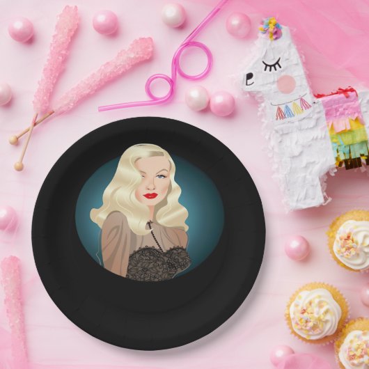 Peekaboo Spooky Quote Papieren Bordje (Feest)