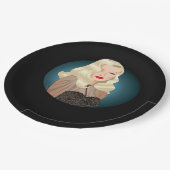 Peekaboo Spooky Quote Papieren Bordje (Gekanteld)