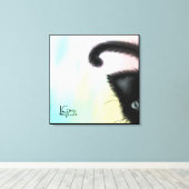 Peekaboo Stretched Canvas Afdruk (Insitu (Houten vloer))