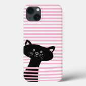 Peekaboo! Telefoonkoffer met zwarte tas Case-Mate iPhone Case (Achterkant)