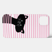 Peekaboo! Telefoonkoffer met zwarte tas Case-Mate iPhone Case (Achterkant (horizontaal))