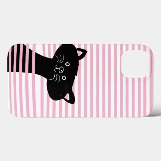Peekaboo! Telefoonkoffer met zwarte tas Case-Mate iPhone Case (Achterkant (horizontaal))